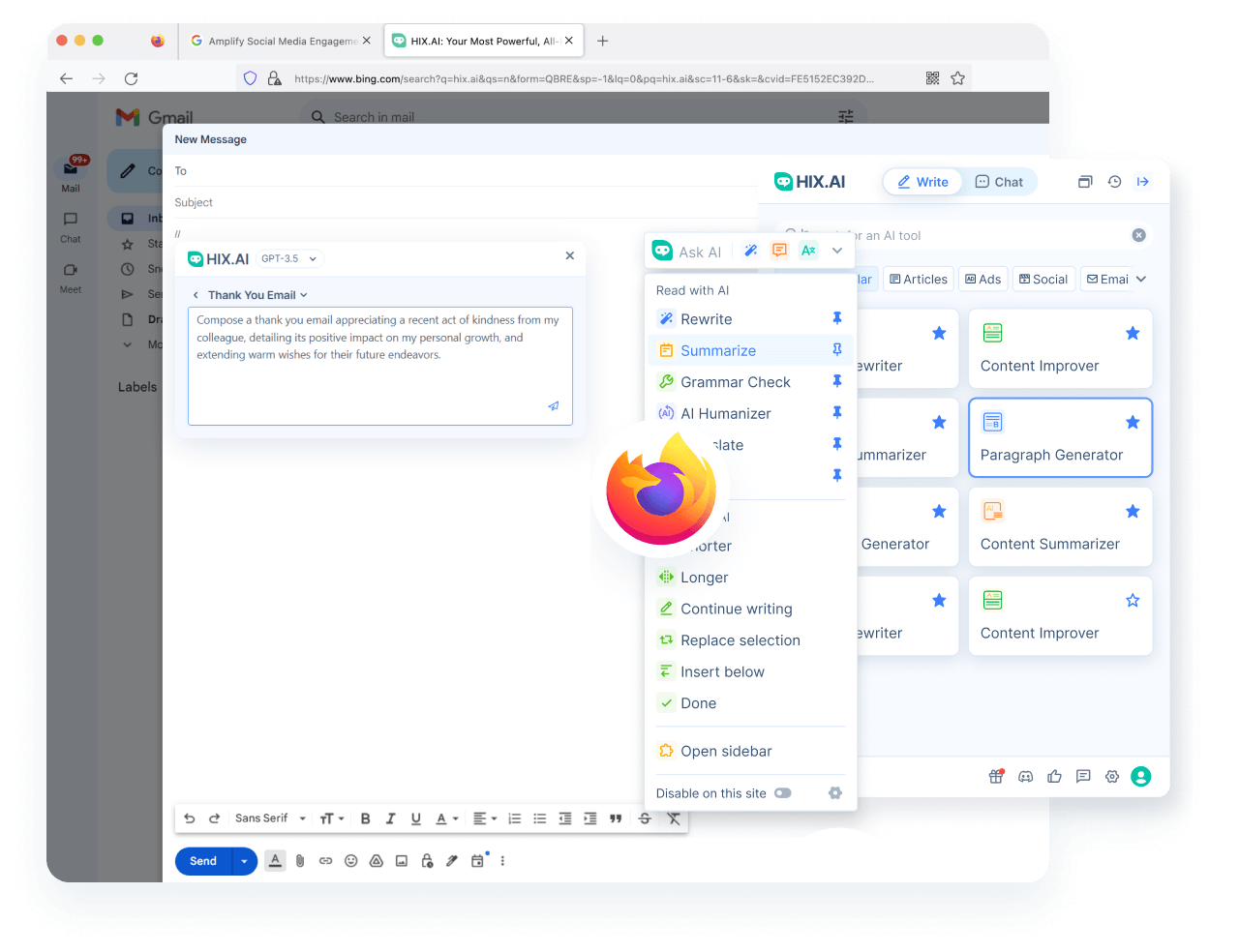 <span class="text-[#00D3B6]">Ускорьте</span> написание текста в Firefox