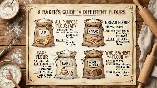 comparaison des types de farine