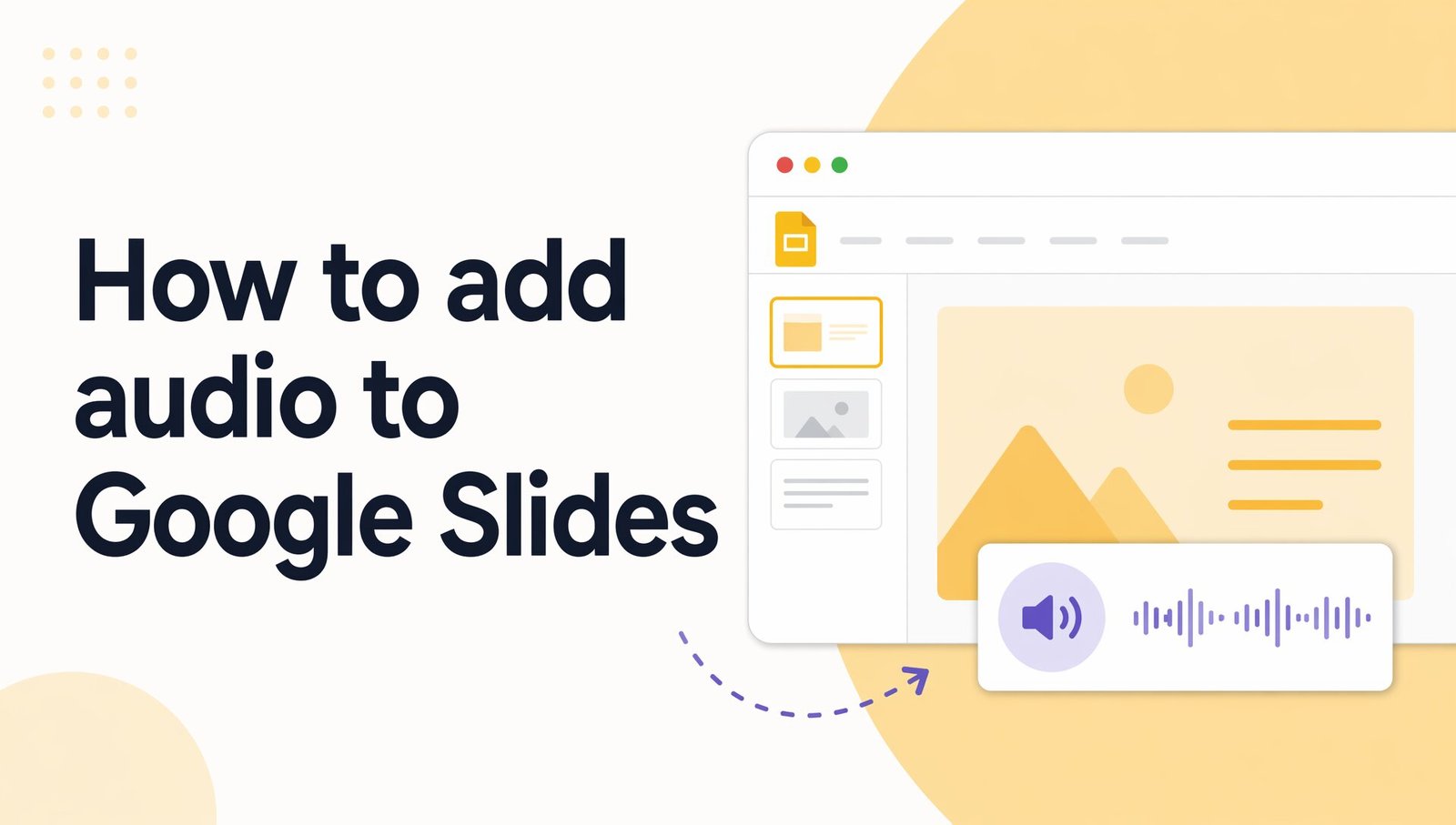 Cómo agregar audio a Google Slides