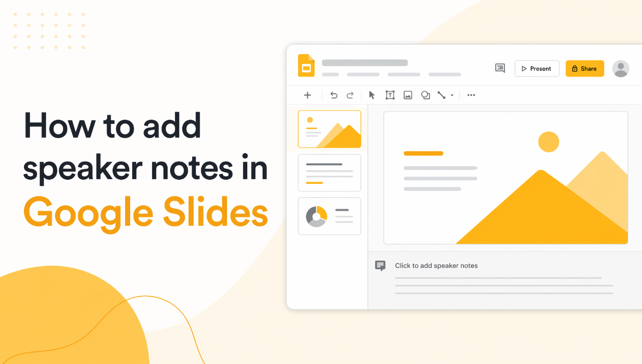 Cómo añadir notas del orador en Google Slides: una guía completa