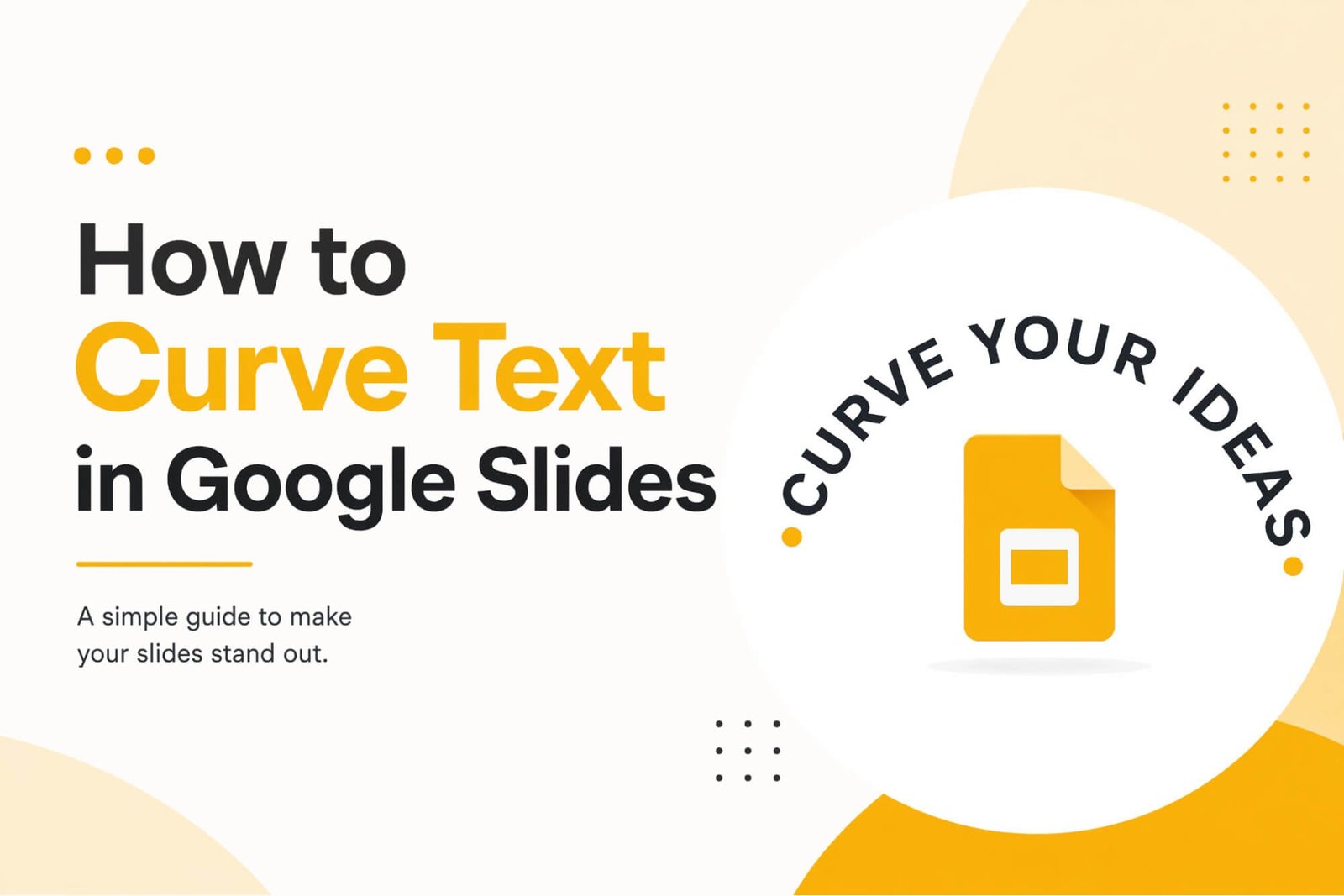 Cómo curvar texto en Google Slides de forma sencilla