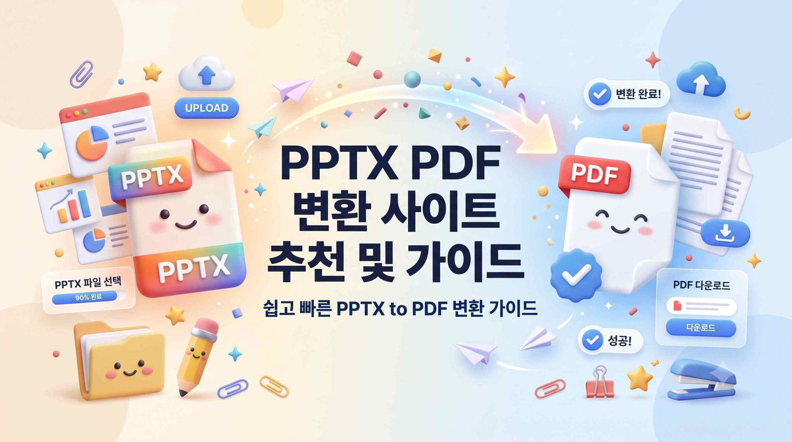 PPTX PDF 변환 사이트 추천 및 가이드