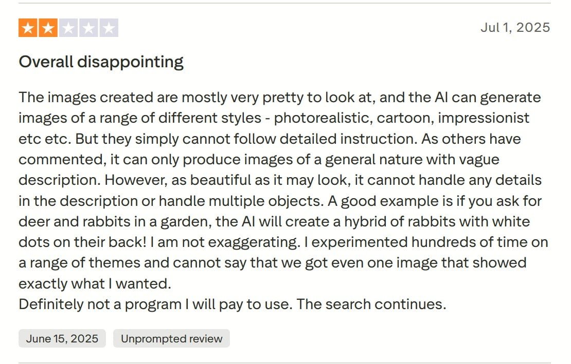 user view